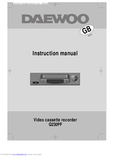 Daewoo Q230PF Instruction Manual