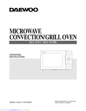 Daewoo KOC-873TSL Operating Instructions Manual