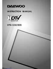 Daewoo DTQ-3282SCS Instruction Manual