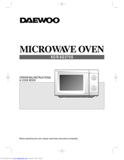 Daewoo KOR-6Q275S Operation And Cooking Manual