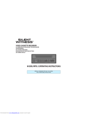 Silent Witness SILENT WITNESS RRT6.2 Operating Instructions Manual