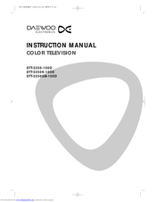 Daewoo DTT-3250K-100D Instruction Manual