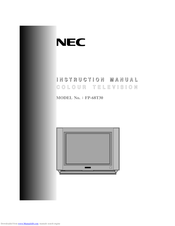 Nec FP-68T30 Instruction Manual