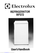Electrolux RF572 User Handbook Manual