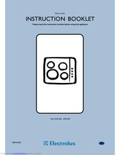 Electrolux EHE 683 Instruction Book