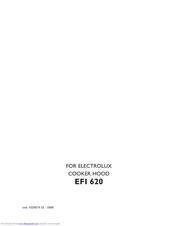 Electrolux EFI 620 User Manual