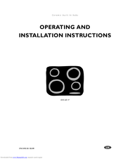 Electrolux EHS 601 P Operating And Installation Instructions