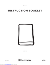 Electrolux EUU 1173 Instruction Booklet