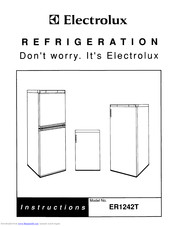 Electrolux ER1242T Instructions Manual