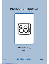 Electrolux Premier EPEH Instruction Booklet