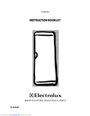 Electrolux ER 7805C Instruction Booklet