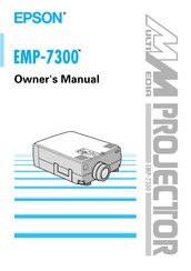 Epson EMP-7300 Owner's Manual