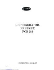 Firenzi FCB 285 Instruction Booklet