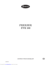 Firenzi FFR 100 Instruction Booklet