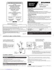 Sylvania SRT2232X Owner's Manual