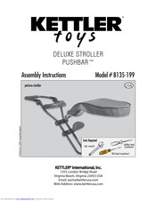 Kettler DELUXE STROLLER PUSHBAR 8135-199 Assembly Instructions Manual