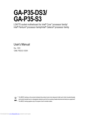 Gigabyte GA-P35-S3 User Manual