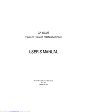 Gigabyte GA-8ICMT User Manual
