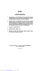 Gigabyte GA-6VXE+ User Manual