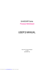 Gigabyte GA-8EGXRP Series User Manual