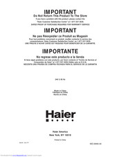 Haier HLT23E User Manual