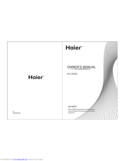 Haier HLC32K2 Owner's Manual