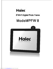 Haier PFW8 User Manual