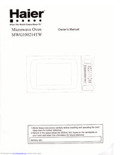 Haier MWG100214TW Owner's Manual