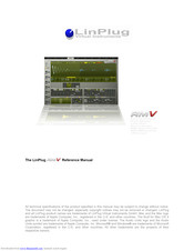 LinPlug RMV 5.03 Reference Manual