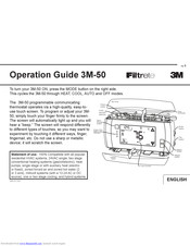Filtrete 3M-50 Operation Manual