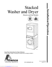 Alliance Laundry Systems 802957R3 Installation & Operation Manual