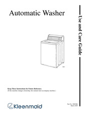 Alliance Laundry Systems 38903R6 Use And Care Manual