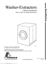Alliance Laundry Systems UC18MC2 Installation Manual