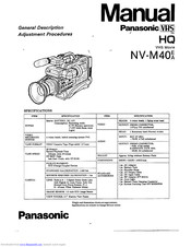 Panasonic NV-M40E Manual
