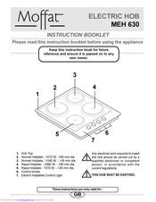 Moffat MEH 630 Instruction Booklet