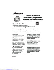 Amana ACD105E Owner's Manual