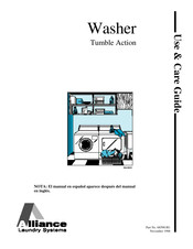 Alliance Laundry Systems 685981R1 Use And Care Manual