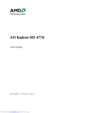 AMD ATI Radeon HD 4770 User Manual