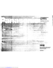 Panasonic NV-S1A Operating Instructions Manual