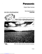 Panasonic NV-DS11ENA Operating Instructions Manual