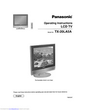 Panasonic TX-20LA5A Operating Instructions Manual