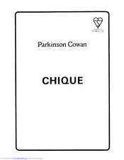 Parkinson Cowan CHIQUE User Manual