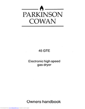 Parkinson Cowan 45 GTE Owner's Handbook Manual