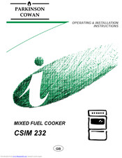 Parkinson Cowan CSIM 232 Operating & Installation Instructions Manual