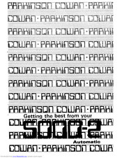 Parkinson Cowan 5000-2 Automatic User Manual