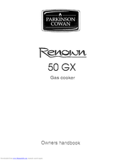Parkinson Cowan Renown 50GX Owner's Handbook Manual