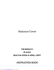 Parkinson Cowan P400 Instruction Book