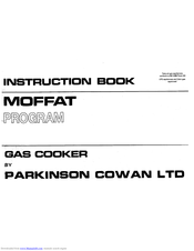 Parkinson Cowan Moffat Program D1260BO Instruction Book