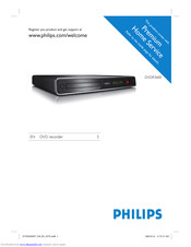 Philips DVDR3600 User Manual