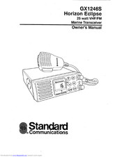 Standard Communications Horizon Eclipse GX1246S Owner's Manual
